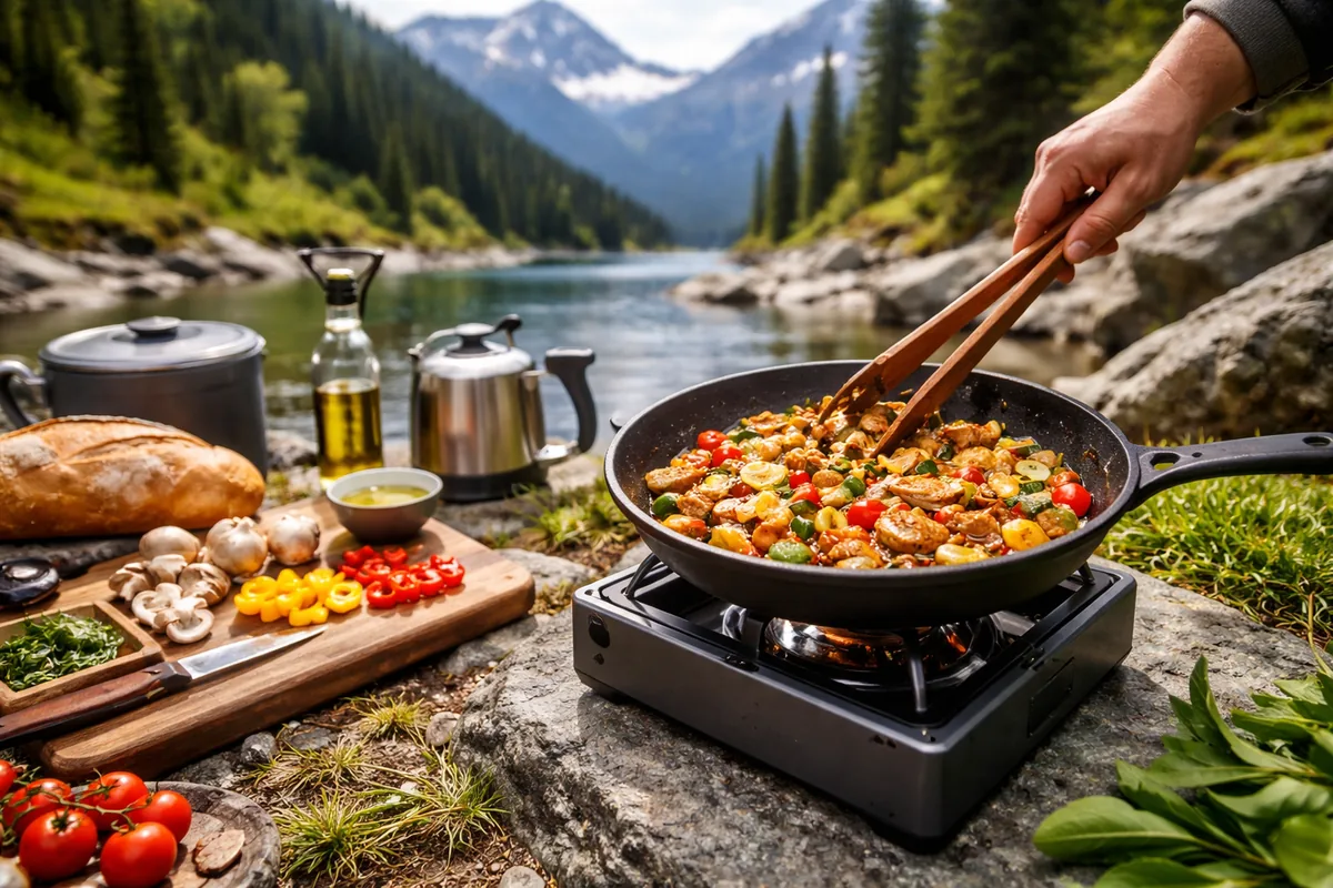 Comment cuisiner des plats savoureux en pleine nature lors d'une randonnée