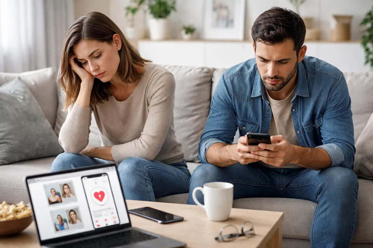 Comment faire face aux problèmes de couple liés aux rencontres en ligne
