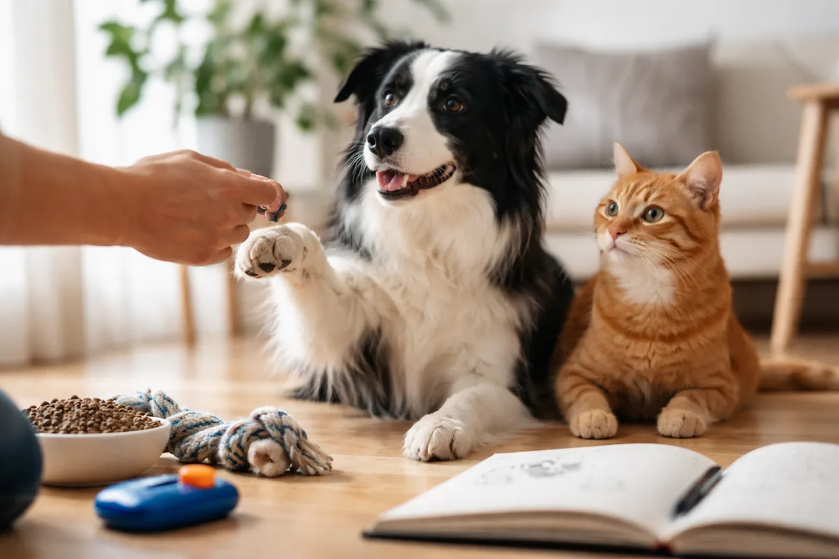 La psychologie de l'apprentissage chez les animaux de compagnie